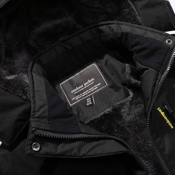 ❤️ Men's Water Resistant Fleece Lined Mountain Windproof  Warm Snow Ski Jacket - Picture 3 of 7